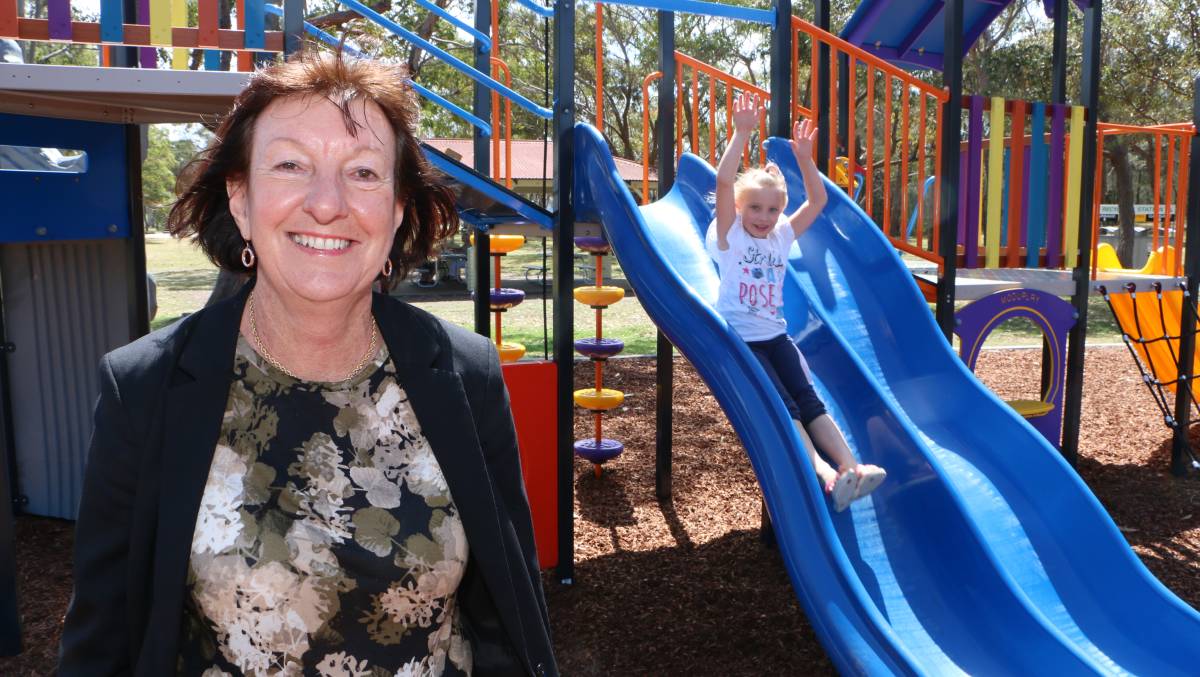 moduplay's tweet photo. .@lakemac needed a replacement playground fast-tracked after an arson attack. #Moduplay stepped up to the plate! ⚾️ https://t.co/OPY3rGMglQ https://t.co/DgelwNvdk8