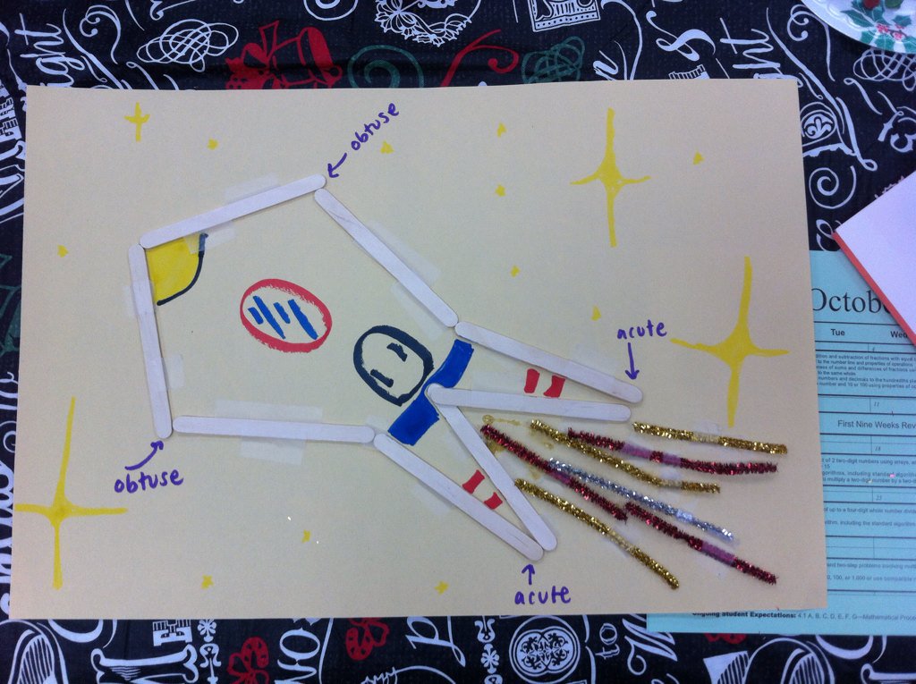 KariDierks's tweet photo. Math teachers are artist 2 @Numbersense_902 @MaryCrismon #AngleArt https://t.co/Q5Dh67ZYnt