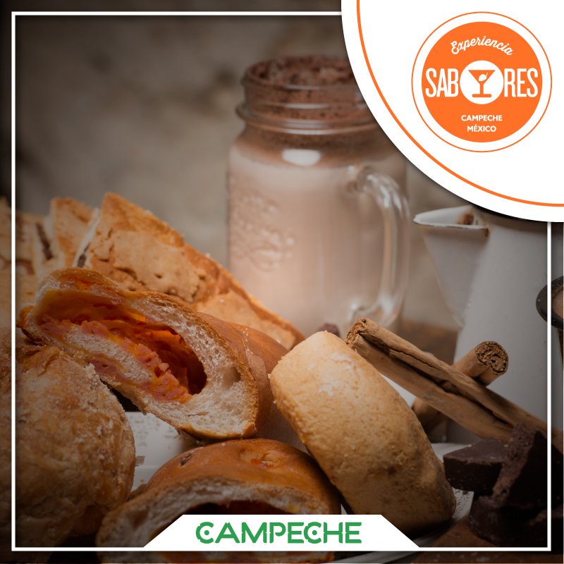 CampecheTravel's tweet photo. ¿A quién se le antoja en este momento un delicioso chocolate caliente con pan de Pomuch? #NuestrosSabores #ViajemosTodosPorCampeche ☕️ 🍞 https://t.co/OcmLDEV9Wa
