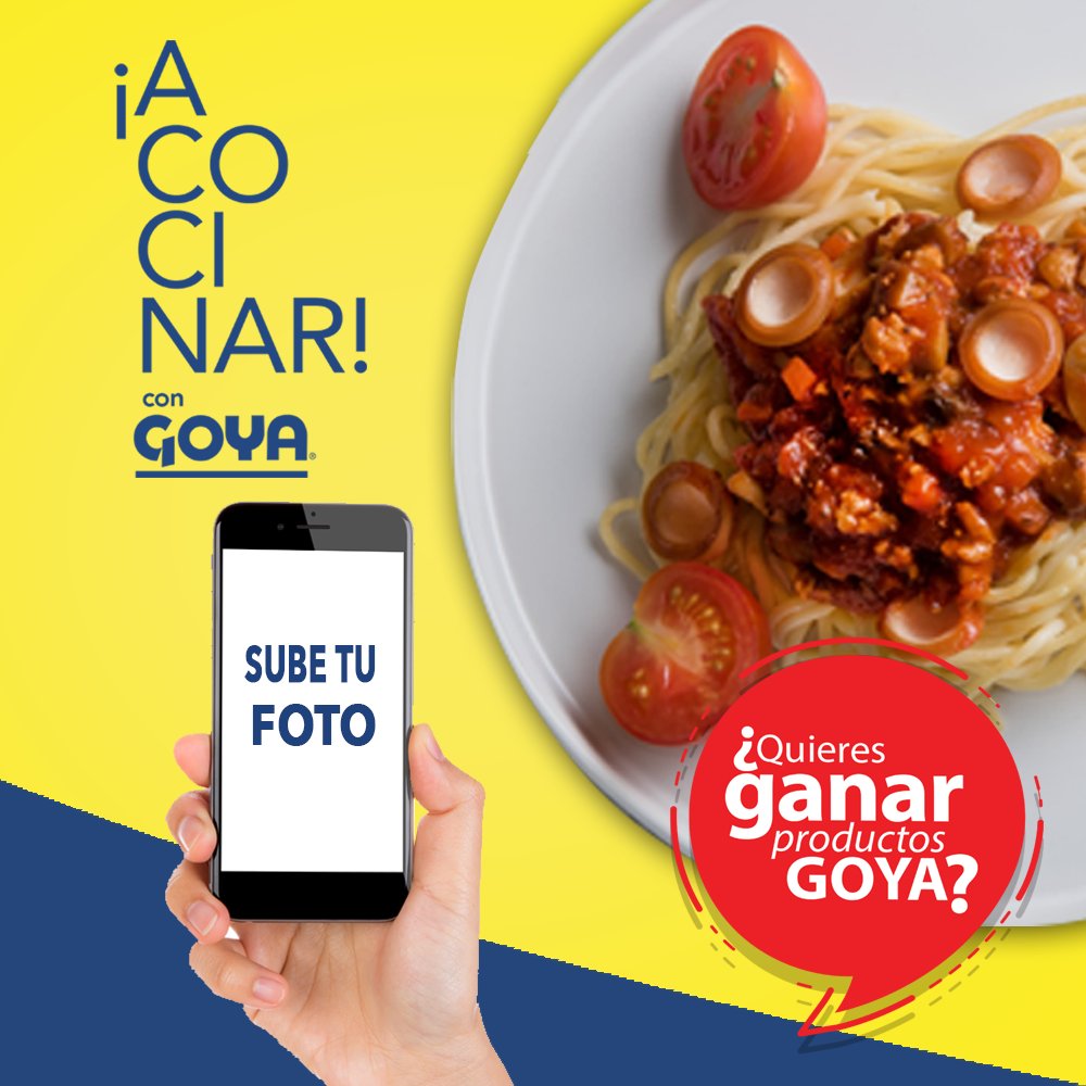 GOYASD's tweet photo. Recuerda que con #Goya tienes oportunidades de ganar. Ver concurso en Instagram. #GoyaTeDaMás https://t.co/P3kPLGbMNJ