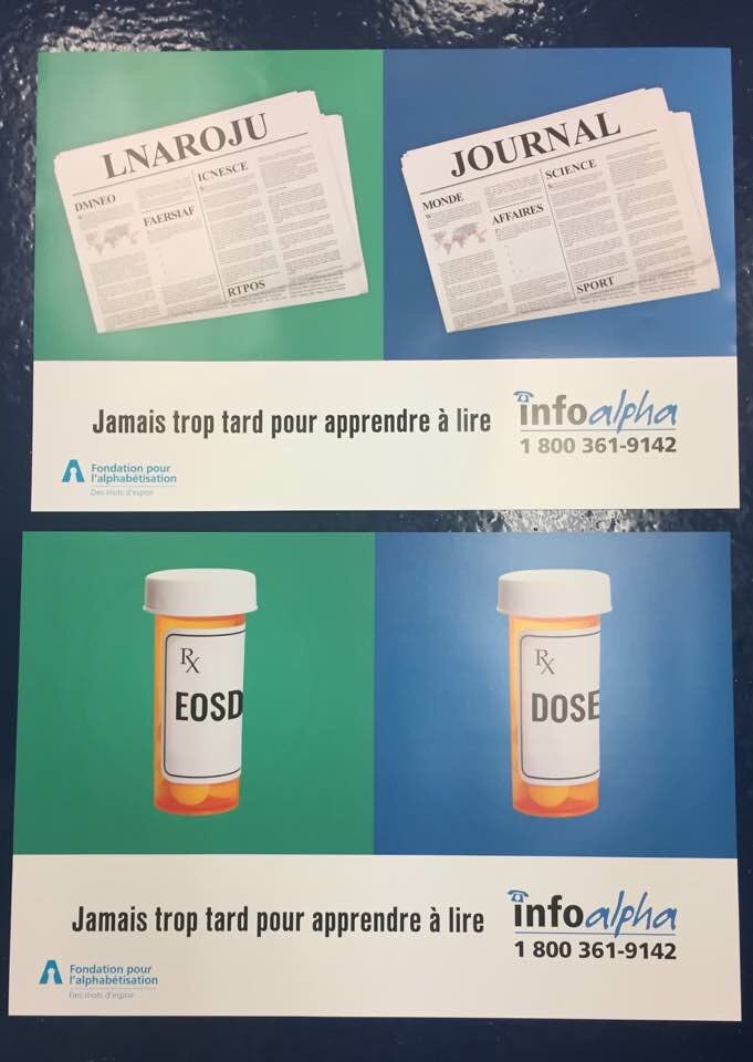 cvarin57's tweet photo. + 1500 affiches distribuées de la
@FondationAlpha par @sante_qc dans les établissements de santé partout au Québec. #InfoAlpha @EducationQC https://t.co/fh0EE10J9o
