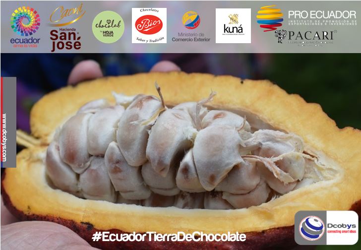 #EcuadorTierraDeChocolate El cacao es Amazónico y se consumía hace más de 5.500 años. Cata de Chocolate Gourmet 2017 #DcobysBusiness #México