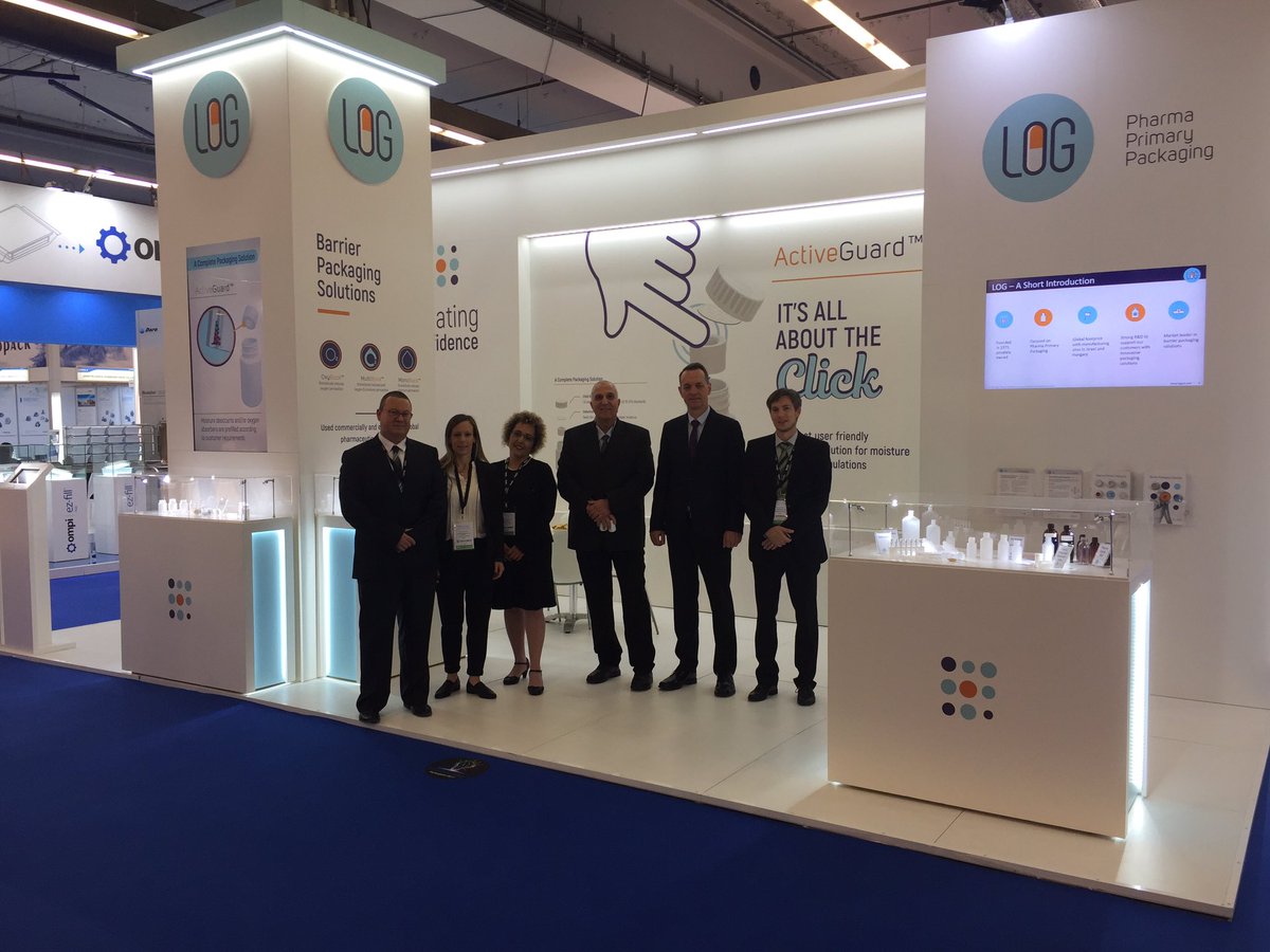 EphraimUlmer's tweet photo. Great first day at #CPHI #Frankfurt.  The Innovation tour at @LOGPharma Packaging booth 4.2J22 presenting #ActiveGuard™ https://t.co/WmkCt337a0