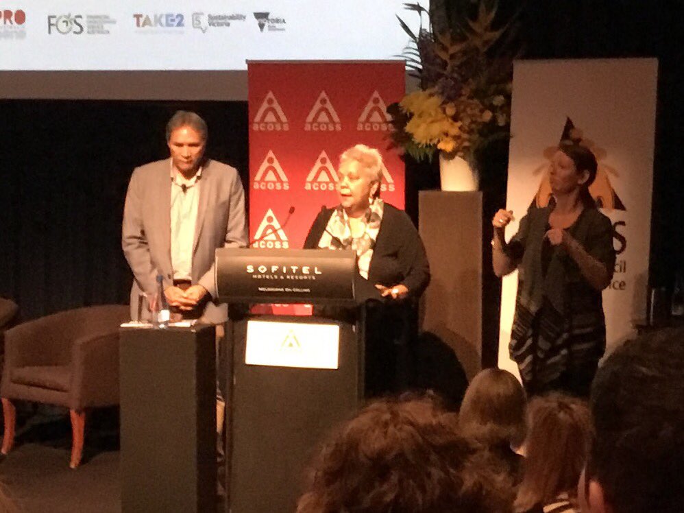 SallyAThompson's tweet photo. @JacquiHuggins leads #Australia2030 in a minutes silence for the son of @LindaBurneyMP and "all young people we have lost too early" https://t.co/v4fO6HYyRj