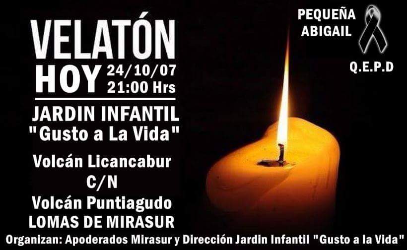 PerritoChipitin's tweet photo. Invitamos a la Comunidad #LomasDeMirasur HOY 24/07 - 21:00,VELATÓN X "Abigail", Niña Haitiana 4 Años que Falleció en #SnBdo x caida porton https://t.co/58KsTPxEVk