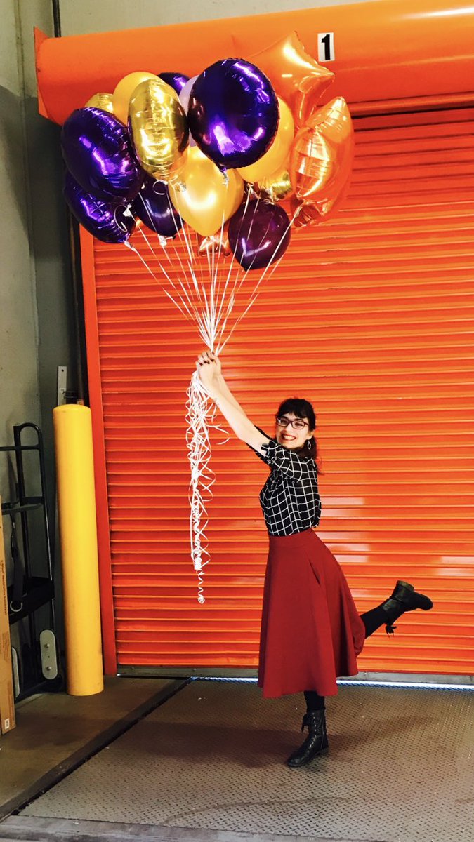 TullySj's tweet photo. How many balloons does it take for an OSAM to fly away... 🎈🤔 🎈Ready to lift off to our official #CAM2017 dinner party!!! 🎊🎉 #AwesomeOps https://t.co/gj6rxEVtEa