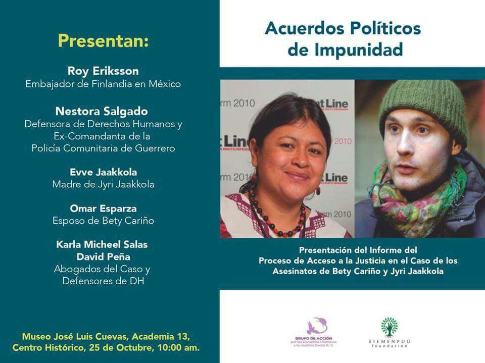 Acuerdos Políticos de impunidad