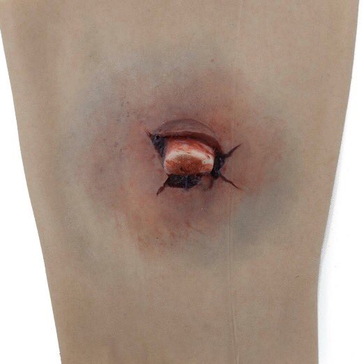 SIMBODIES's tweet photo. @TraumaFXUK amazingly realistic #simsleeves are wearable, quick &amp; consistent method for creating simulated injuries on #simbodies, #actors https://t.co/fsxbmDP9qX