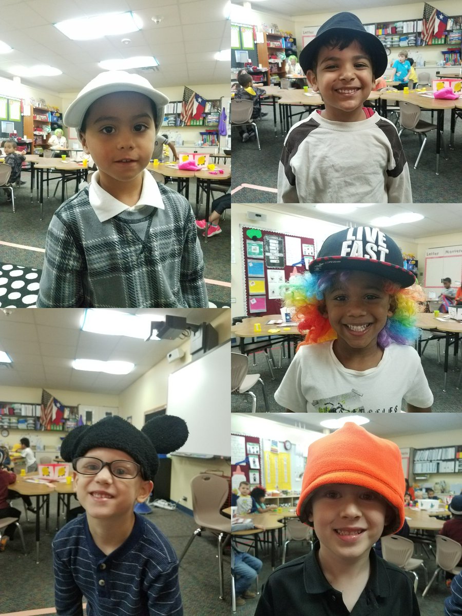 ShaughnessyECSE's tweet photo. We are loving the crazy hair and silly hats today! #DWEeagles #RedRibbonWeek https://t.co/tYNH2ZX5Ho