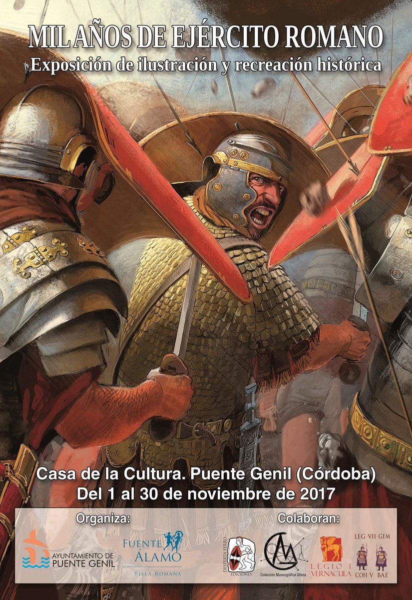 CMuseografica's tweet photo. EN NOVIEMBRE PARTICIPAREMOS EN LA EXPOSICIÓN "MIL AÑOS DE EJÉRCITO ROMANO" CON "DESPERTA FERRO".

Del 1- 30 de Noviembre Legio I Vernácula. https://t.co/Wc7YWdutSD