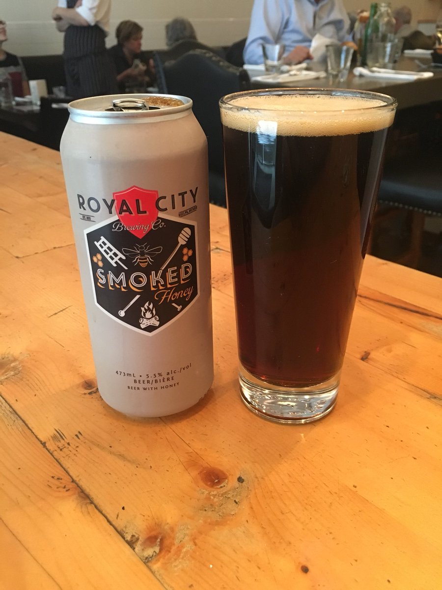 CameronsGoode's tweet photo. You can now grab @RoyalCityBrew  Smoked Honey Ale at @richmondstn Some of the best food in the city paired with an amazing beer! https://t.co/pxhHYNh8aw