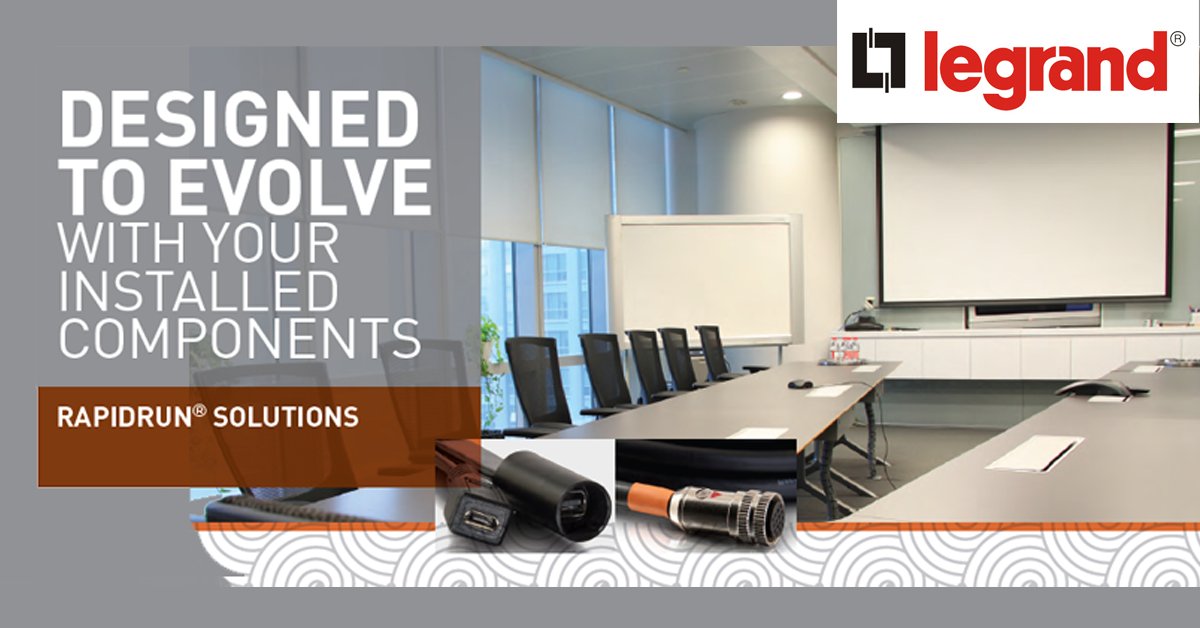 Larry_Heisler's tweet photo. Legrand’s RapidRun is a complete audio/video cabling system built to save you time and money. #avtweeps 
https://t.co/7O1AxfA5cf https://t.co/qm2UFiSdDN