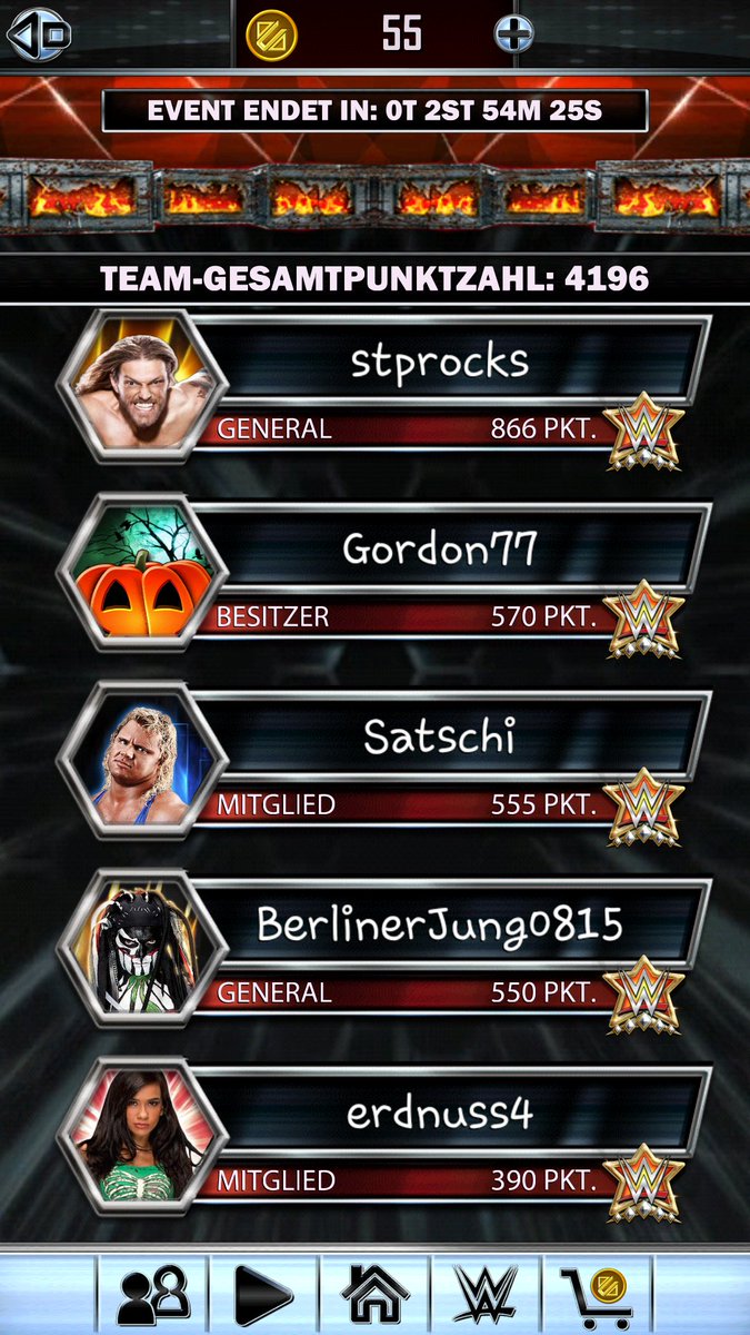 Schmiddi__'s tweet photo. Wieder eine gute Teamleistung! Danke an das ganze Team. #36Wave❤ #WWESuperCard https://t.co/5bvbh0cuCa
