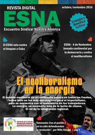 cesforma's tweet image. Confira a edição outubro/novembro da Revista Digital ESNA - Encuentro Sindical Nuestra América: bit.ly/revista-esna