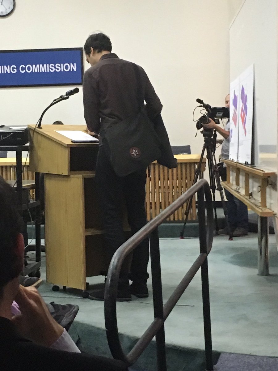 UPROSE's tweet photo. Sam Stein, Urban Studies Professor - Industry City's rezoning would lead to destructive transformation &amp; gentrification #SunsetParkNoSeVende https://t.co/LmU8g7VO4V