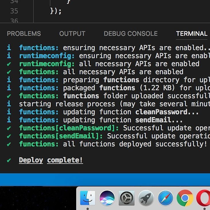 odairseixas's tweet photo. Firebase cloud functions é muito massa! #firebase #firebasecloudfunctions #nodejs https://t.co/1G1gqRttzg https://t.co/JyCgvdajw8