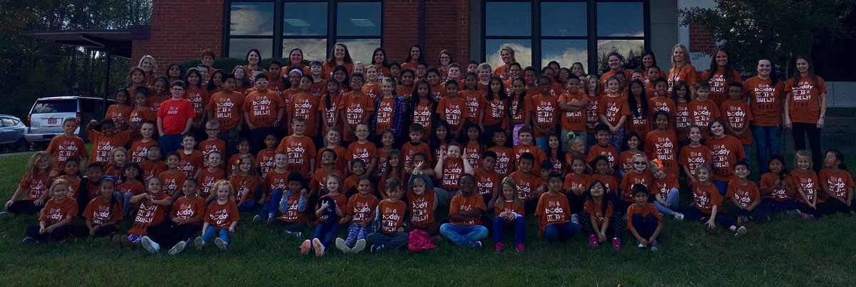 West Ele says, "Be a Buddy Not a Bully" @KristaCrum @teresabateayers