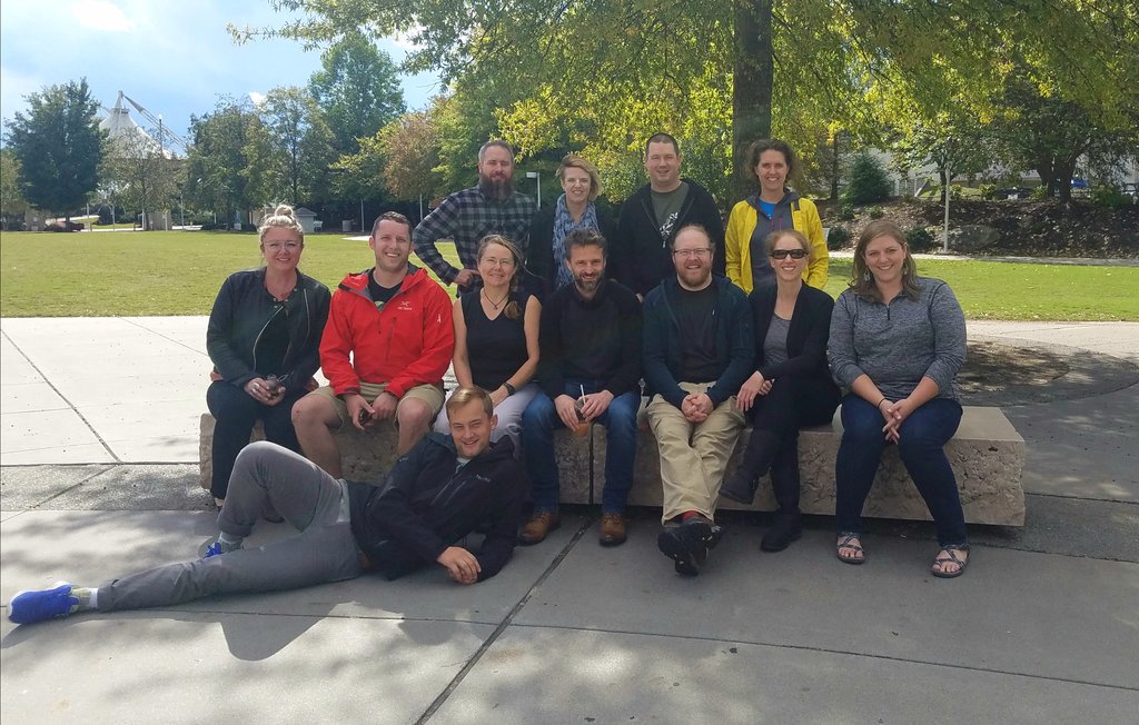 The best science happens when you have a collaborative group - we finally got everyone together in Knoxville to work through our project!