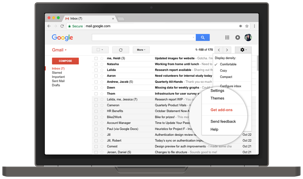 ericcurts's tweet photo. Google launches add-ons for Gmail https://t.co/rJpqyi7uHB #edtech #GSuiteEDU #GoogleEDU #GoogleET #GoogleEI #gttribe #GAFEchat https://t.co/aH5OaoRdRs