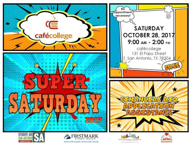 ClarkCounsDept's tweet photo. Need assistance with FAFSA and TASFA applications? There is a free workshop @cafecollege this weekend! @clark_texasgc https://t.co/THnX2bGTT3
