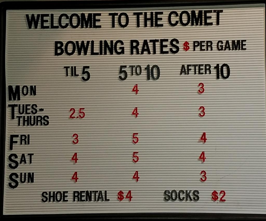 New bowling rates!!! 
We are now doing per game prices. Come bowl with us. #morebowlingforyoumoney #bowllocal #greatbeer