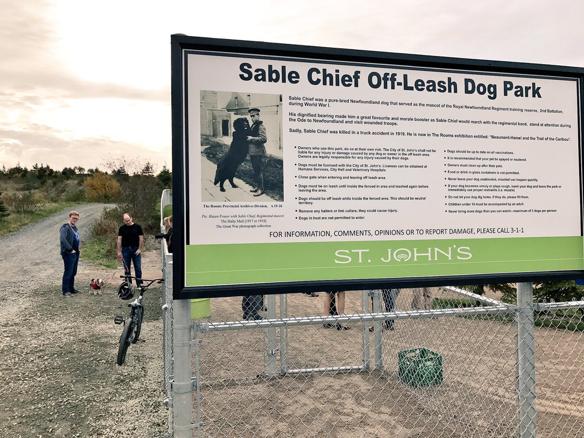 GerriLynnMackey's tweet image. Sable Chief Dog park is officially opened at McNiven Place in Airport Heights. @VOCMNEWS