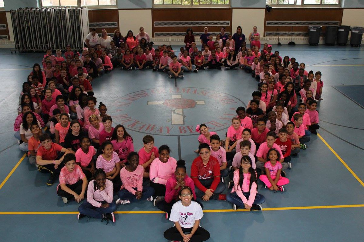 StRoseRockaway's tweet photo. St Rose Academy goes pink supporting the cause keeping those fighting cancer close in our hearts #fox5ny #nbc4ny @abc7ny @TabletNewspaper https://t.co/QQErb40LaA