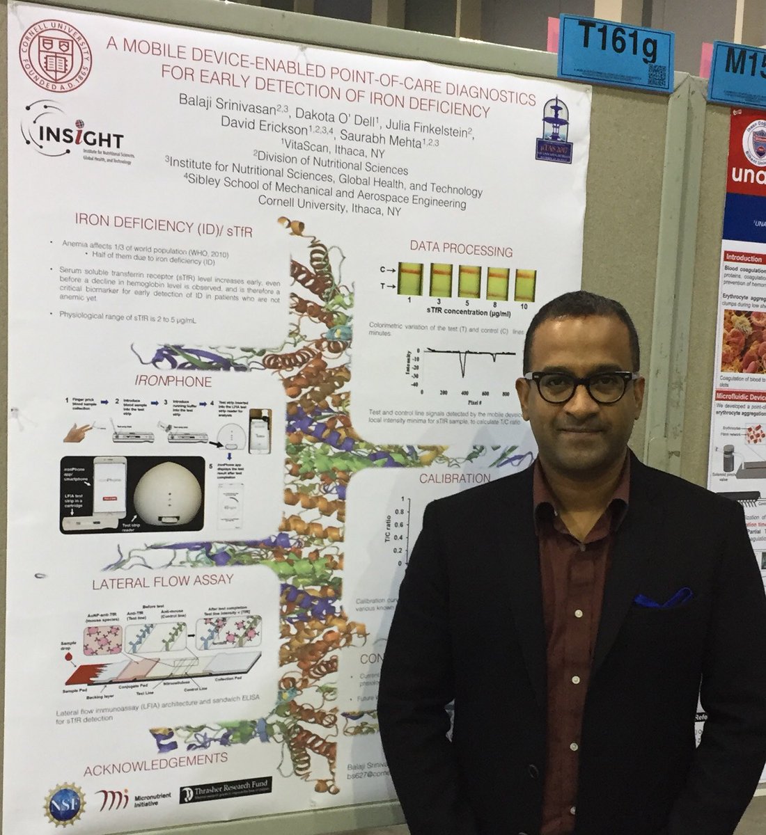 BSrinivasan_'s tweet photo. Poster presentation at #microTAS2017 #poct #iron #stfr #ironphone https://t.co/y77hcl0Gkp