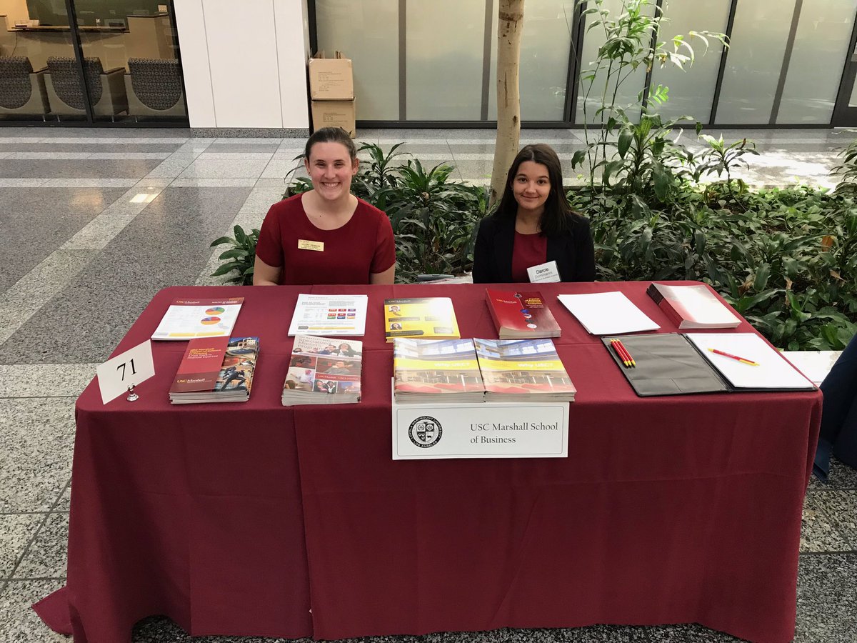 USC_Analytics's tweet photo. Interested in one of our Specialized Masters Programs at @USCMarshall School of Business? Stop by our booth at #LMUGradFair today, 12pm-3pm! https://t.co/cAXg2PrmVk