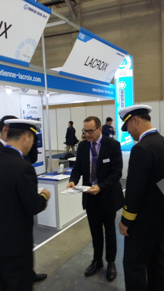 LACROIX_Defense's tweet photo. #MADEX2017 #SouthKorea Want to know more on @LACROIX_Defense #CornerReflector #AntiTorpedo #NavalSolutions   @NavyRecognition @Xaviervav https://t.co/acUvg9o7d2