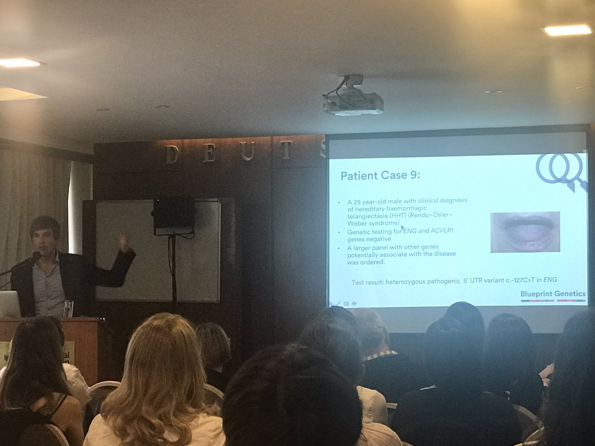 guillermopepe's tweet photo. Aprendiendo sobre las infinitas posibilidades del #diagnosticogenetico #blueprintgenetics @Red_Mamotest @FundacionTelmed https://t.co/sm7qpzAtFM