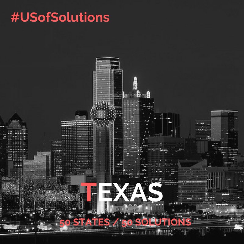 soljourno's tweet photo. T for Texas! Join us as we cover #TheWholeStory from 50 States in 50 Days #USofSolutions: https://t.co/bYx9RAcwYw https://t.co/xGWZLqfyWR
