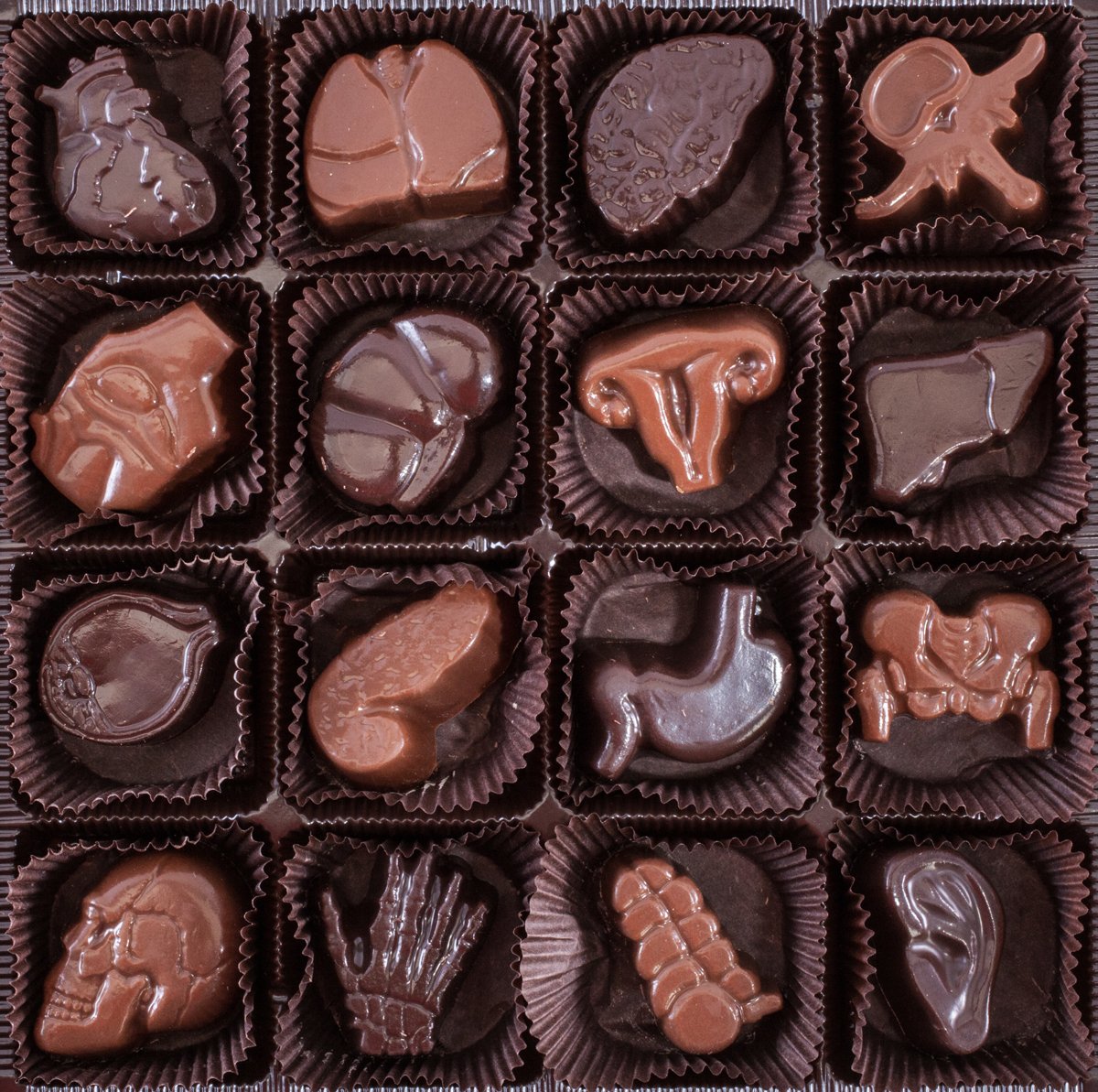 Medillustrates's tweet photo. #Halloween is only a week away 😱
Celebrate than with #anatomically correct #chocolates from @VisualAnatomy
#SciArt
https://t.co/Iu2PYAMUXN https://t.co/9dF5kLrNJT