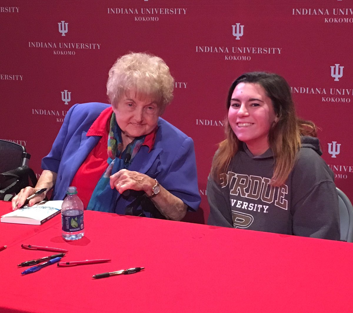 white_rose154's tweet photo. Got the opportunity to hear @EvaMozesKor speak last Thursday at IUK & meet her briefly afterwards 😊 #c255 https://t.co/HBjYZ6AxK7