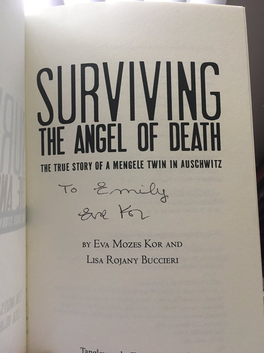 white_rose154's tweet photo. Got the opportunity to hear @EvaMozesKor speak last Thursday at IUK & meet her briefly afterwards 😊 #c255 https://t.co/HBjYZ6AxK7
