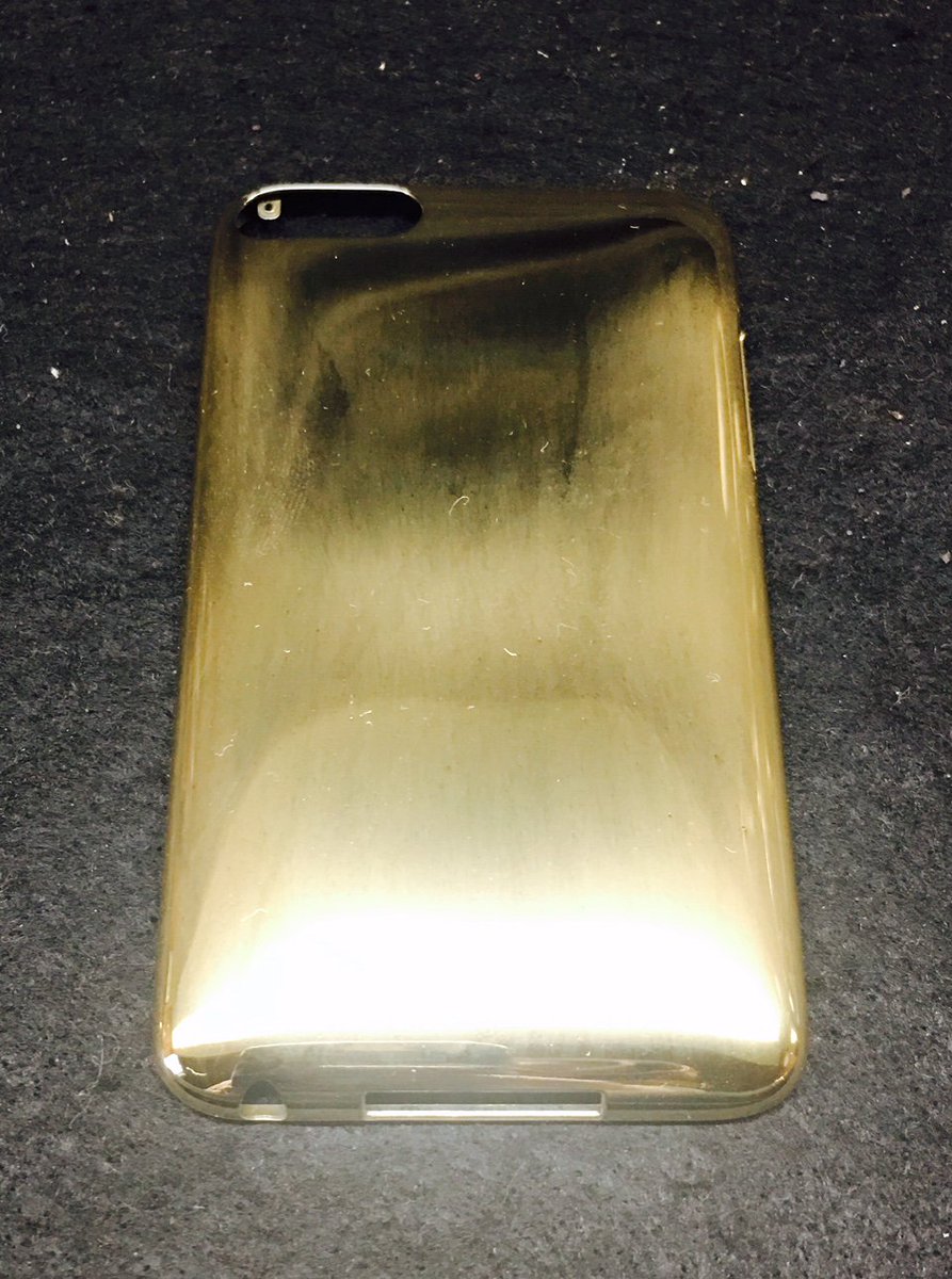PlatingCo's tweet photo. Look at that beautiful #brass #Ipod! We also do #gold and #silver! IF you send us JUST the backing already #dissembled and we can #plate it! https://t.co/GpcA2X4feH