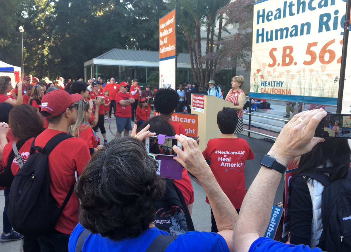 CalNurses's tweet image. Single mom &amp;amp; activist Jillian Elliott shares story of her insured daughter still getting denied life &amp;amp; soul saving care. #SB562