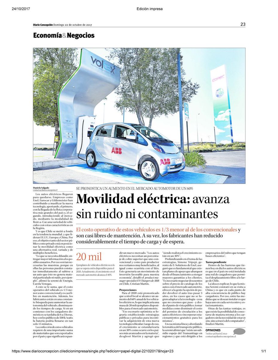 aleclaverieabb's tweet photo. ABB apoyando la electromovilidad en Chile
https://t.co/IEHy5NyKRj https://t.co/7mItZXrhsr