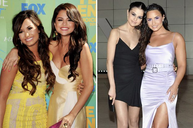 BuzzFeed's tweet photo. Demi and Selena took a picture together for the first time in years and I'm emotional, NGL 
https://t.co/EWO04MV89e https://t.co/SNJazJgyOl
