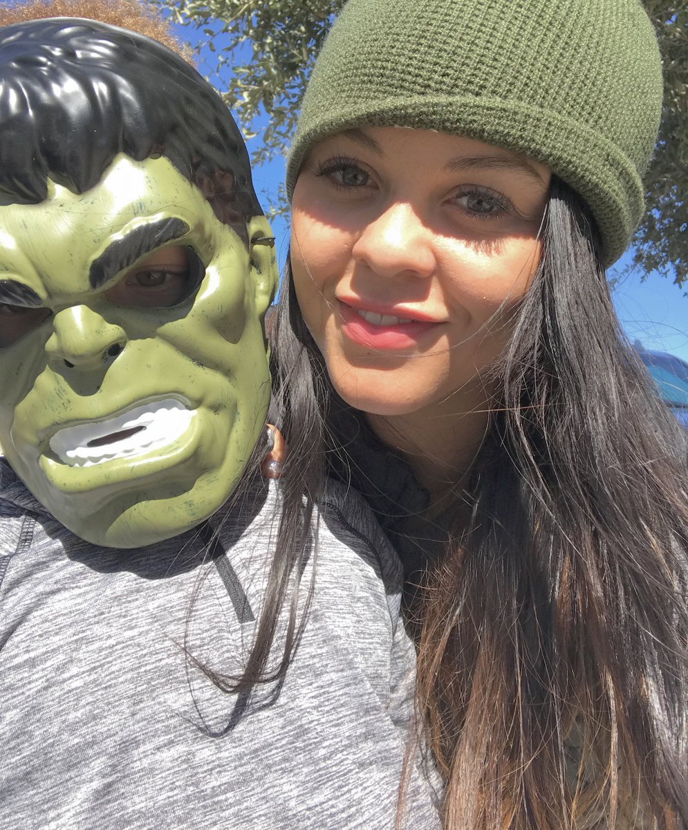 Its_CourtMarie's tweet photo. Obligatory good weather park outing w my Hulk the one, the only, Lonny Money. #WhatUpFallYouveBeenMissed https://t.co/6PoWnRFzsl