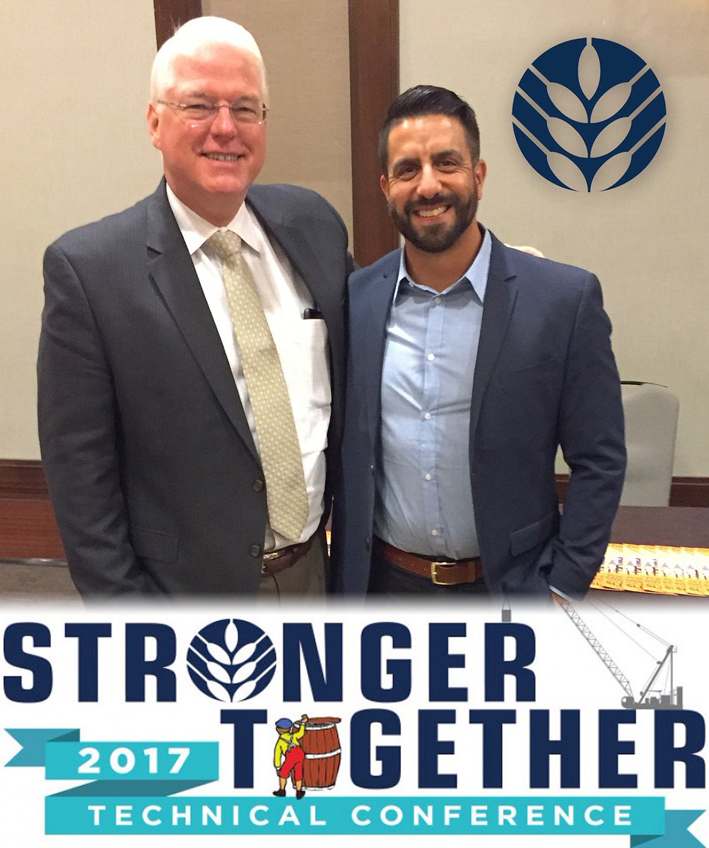 FoodTools_Inc's tweet photo. Robb MacKie and Sergio Caballero at the #ABATechConference. Stop by and ask Sergio about innovations in food portioning! @AmericanBakers https://t.co/LzuEpw2iWl