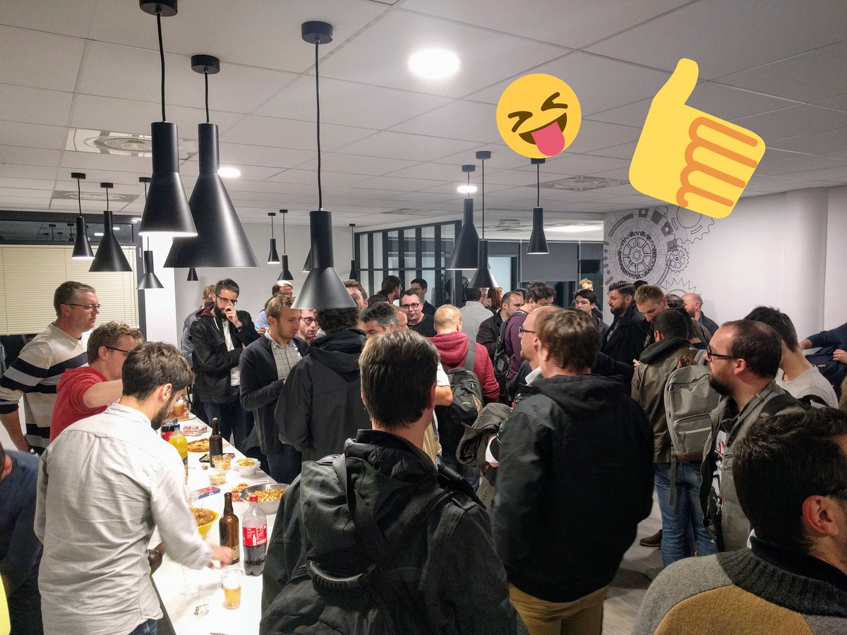 marie_chacun's tweet photo. Après une 1h00 à cogiter sur #DevOps avec @cfurmaniak & @GDGLille ... Time to #DevBeer 🍺 #AXAWebCenter #RaiseTheBar https://t.co/vUmrm6PSyk