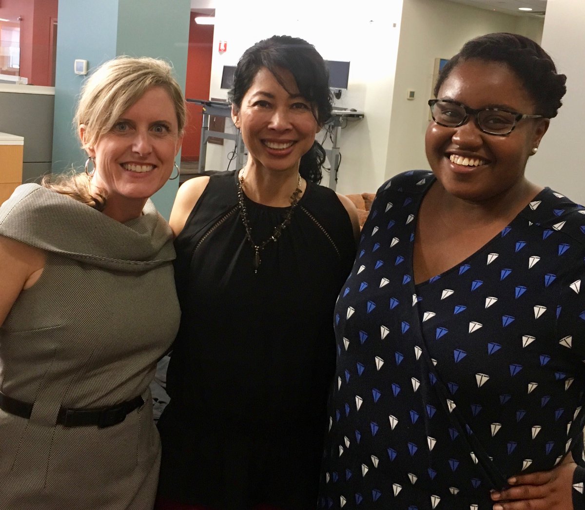 WBURExtra's tweet photo. We were so moved by @UngLoung’s speech @RosiesPlace’s #FWSB17. Luckily, we got to meet her later @WBUR before her @RadioBoston interview! https://t.co/mtJLpuSf8D
