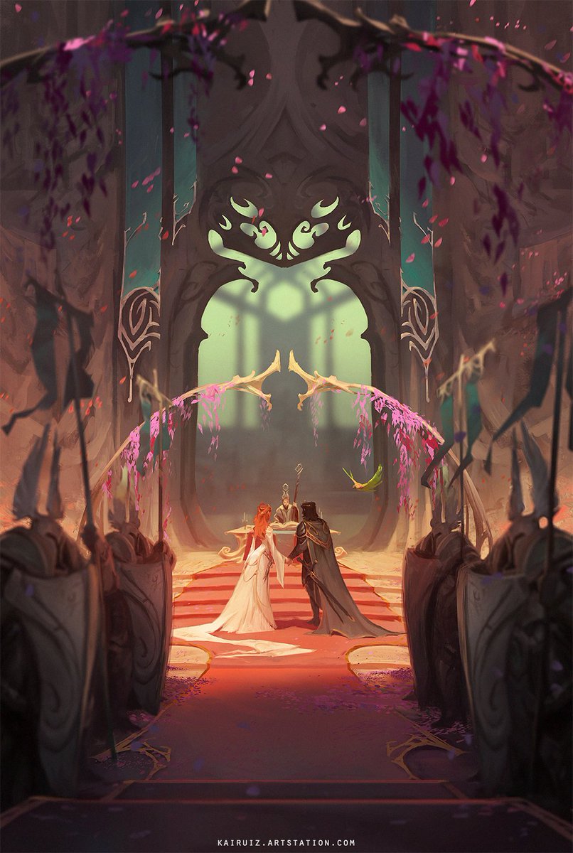 Kairuiz_'s tweet photo. Not quite in time for the royal wedding, but I tried! Congrats @matthewmercer &amp; @Marisha_Ray , hope you're having a lovely honeymoon  💜💜 https://t.co/M6JukMT8cb