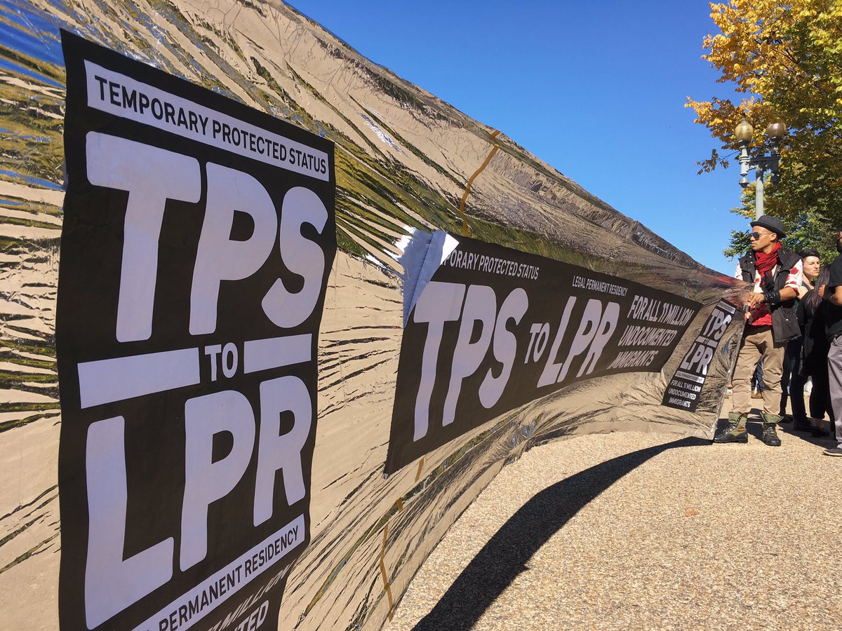 AFSCSouthRegion's tweet photo. In #DC today advocating for Temporary Protected Status extension. Keep immigrant families together! #SupportTPS @afsc_org https://t.co/hbOVhIpPDl
