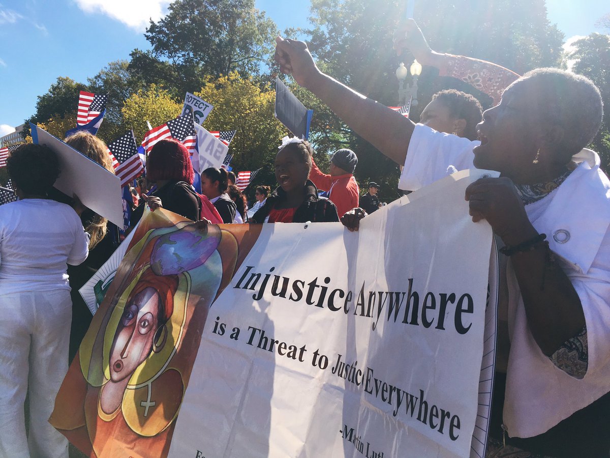 AFSCSouthRegion's tweet photo. In #DC today advocating for Temporary Protected Status extension. Keep immigrant families together! #SupportTPS @afsc_org https://t.co/hbOVhIpPDl