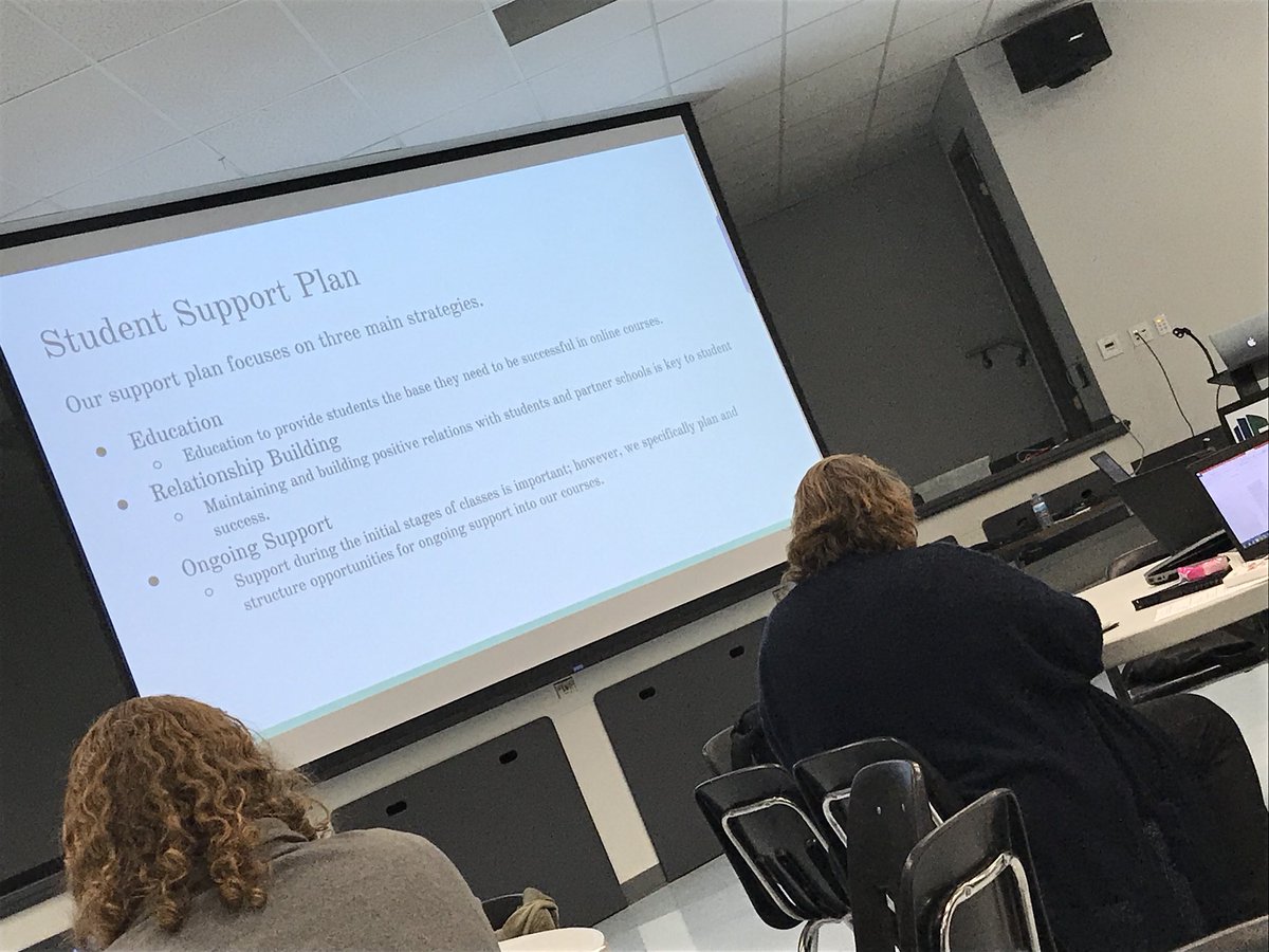 theMZSC's tweet photo. Great presentation @cptteacher on making connections and engaging students. #introteachervideos #skdlearn @ccs_school @ChinookSD https://t.co/LLfE7MVp5t