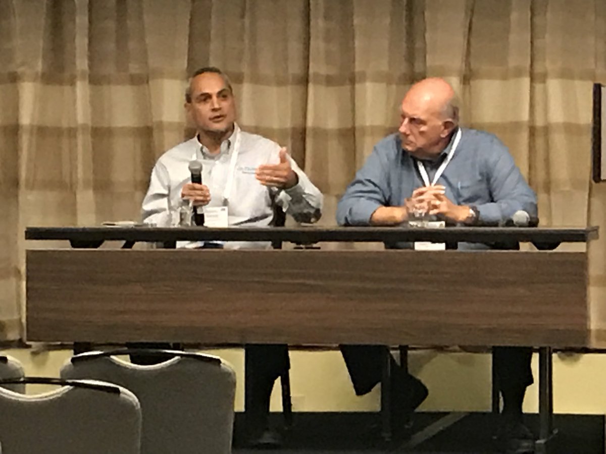 RobbMacKie's tweet photo. #ABATechConference Ask the Experts panel fielding wide range of operational issues - ovens, cutters, water quality https://t.co/ArlOGW7Vjc