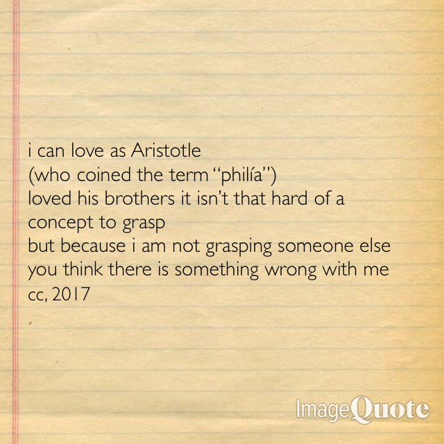 ccsaystoomuch's tweet photo. another piece of ace poetry #AsexualAwarenessWeek 💜
read the rest of this piece and more in my book!! https://t.co/GGKHOOn7H7 #acespeak https://t.co/xFxtU8WJpY