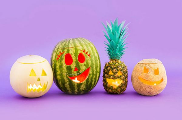 Have you thought of carving a piece of produce this year instead of a pumpkin?